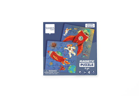 SCRATCH EUROPE - PUZZLE - MAGNETIC PUZZLE BOOK TO GO - SPACE