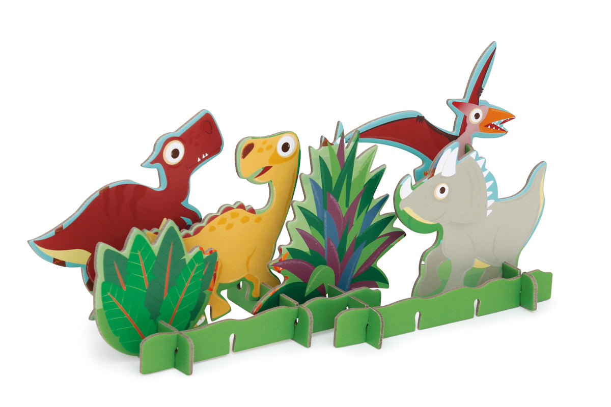 SCRATCH EUROPE - PLAY PUZZLE - 3D DINOSAURS