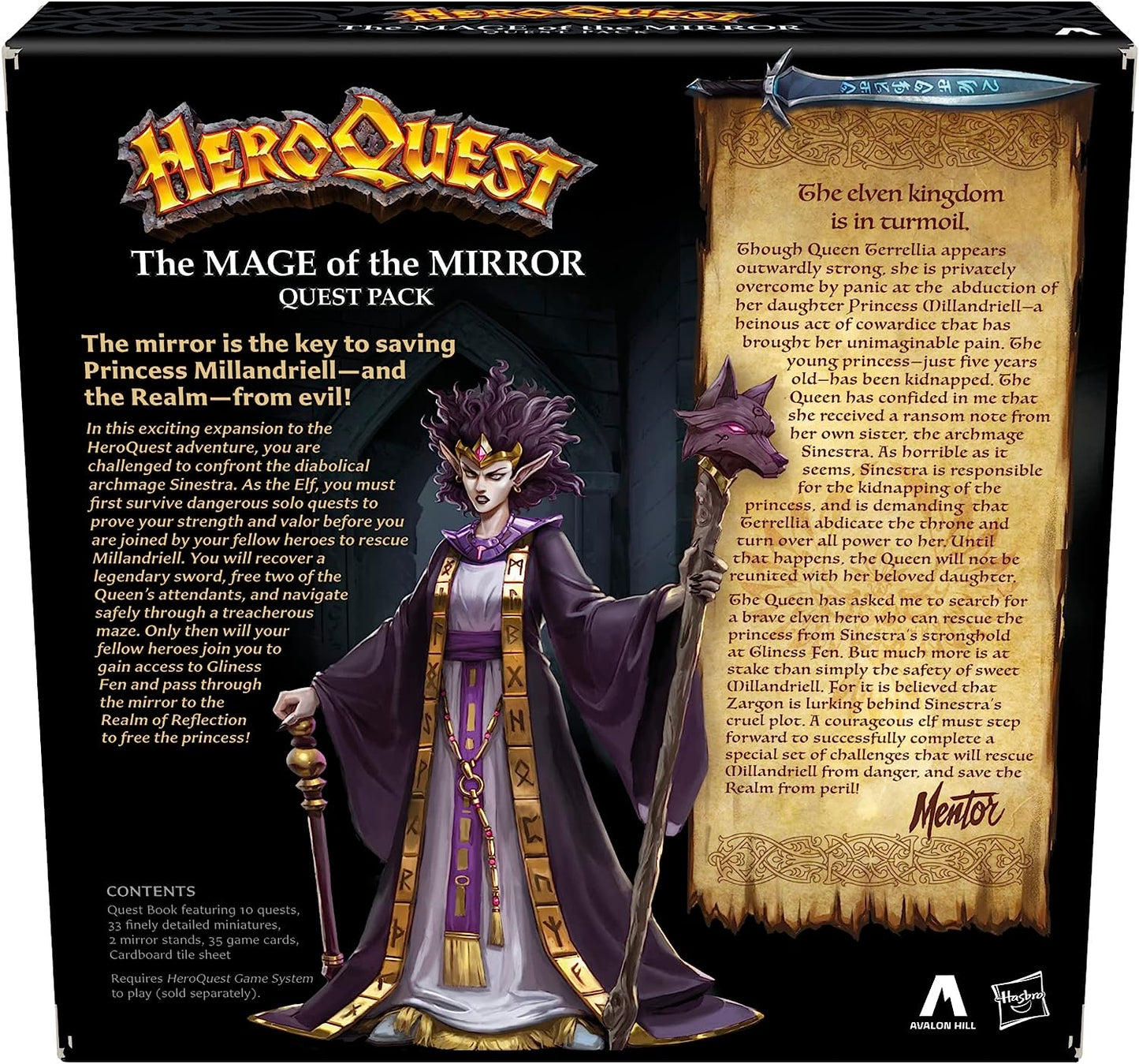 Heroquest THE MAGE OF THE MIRROR QUEST PACK