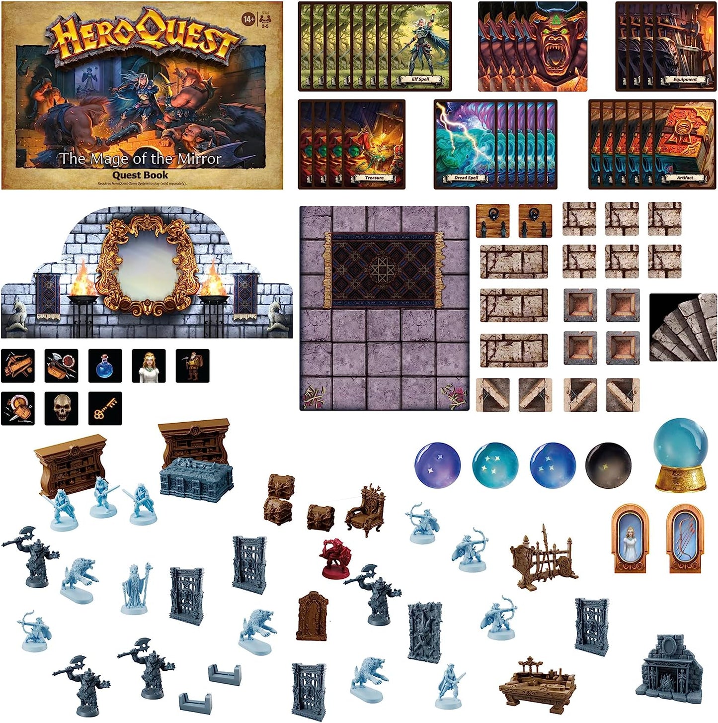 Heroquest THE MAGE OF THE MIRROR QUEST PACK