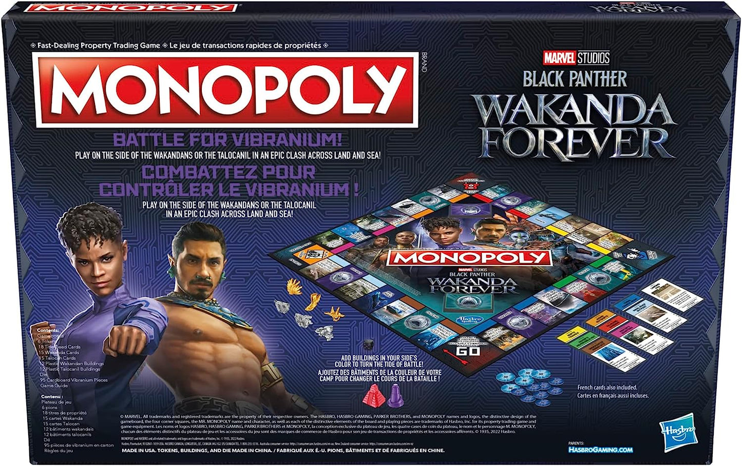 MONOPOLY BLACK PANTHER 2 Wakanda Forever