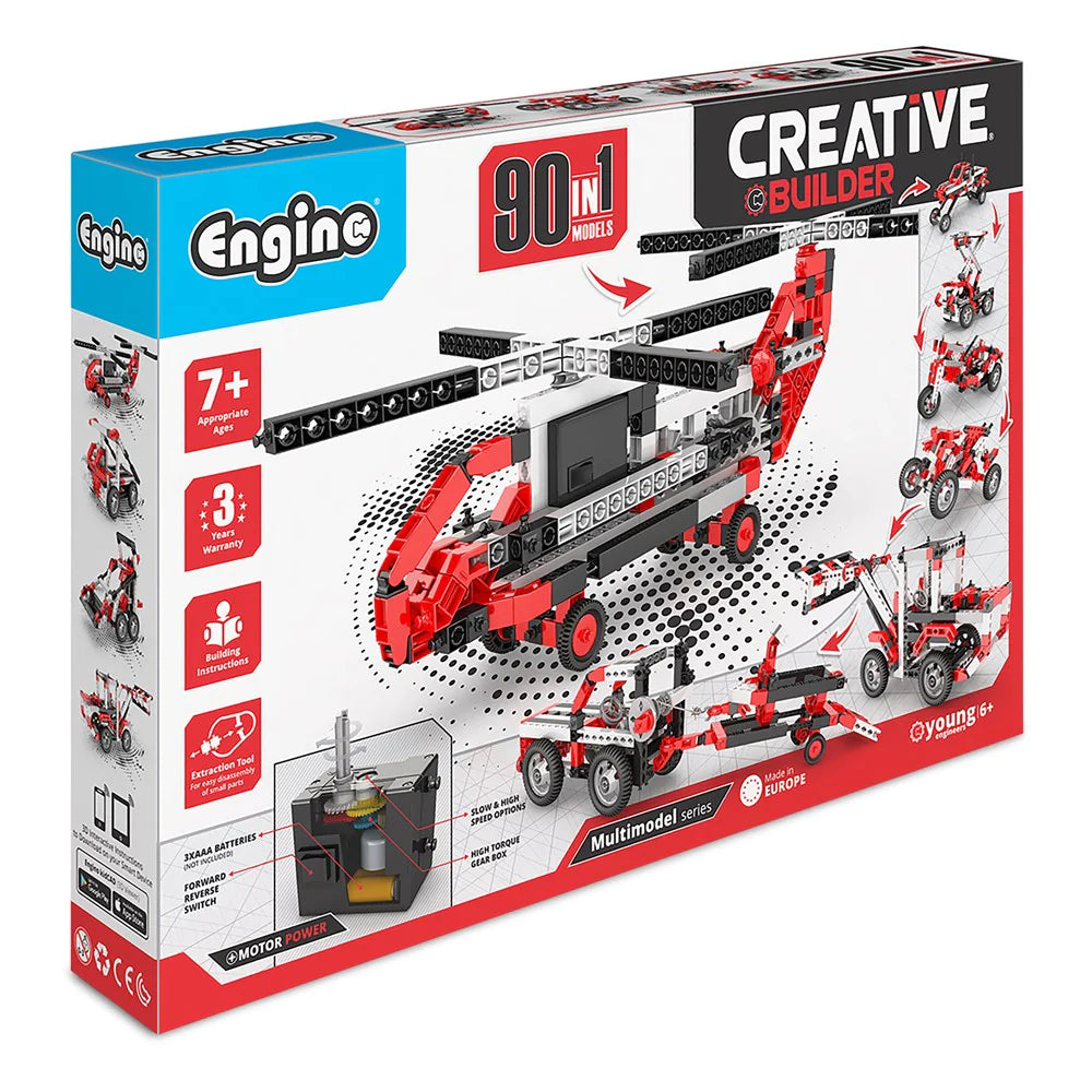 ENGINO - CREATIVE BUILDER - MOTORISED - 90 MODELS