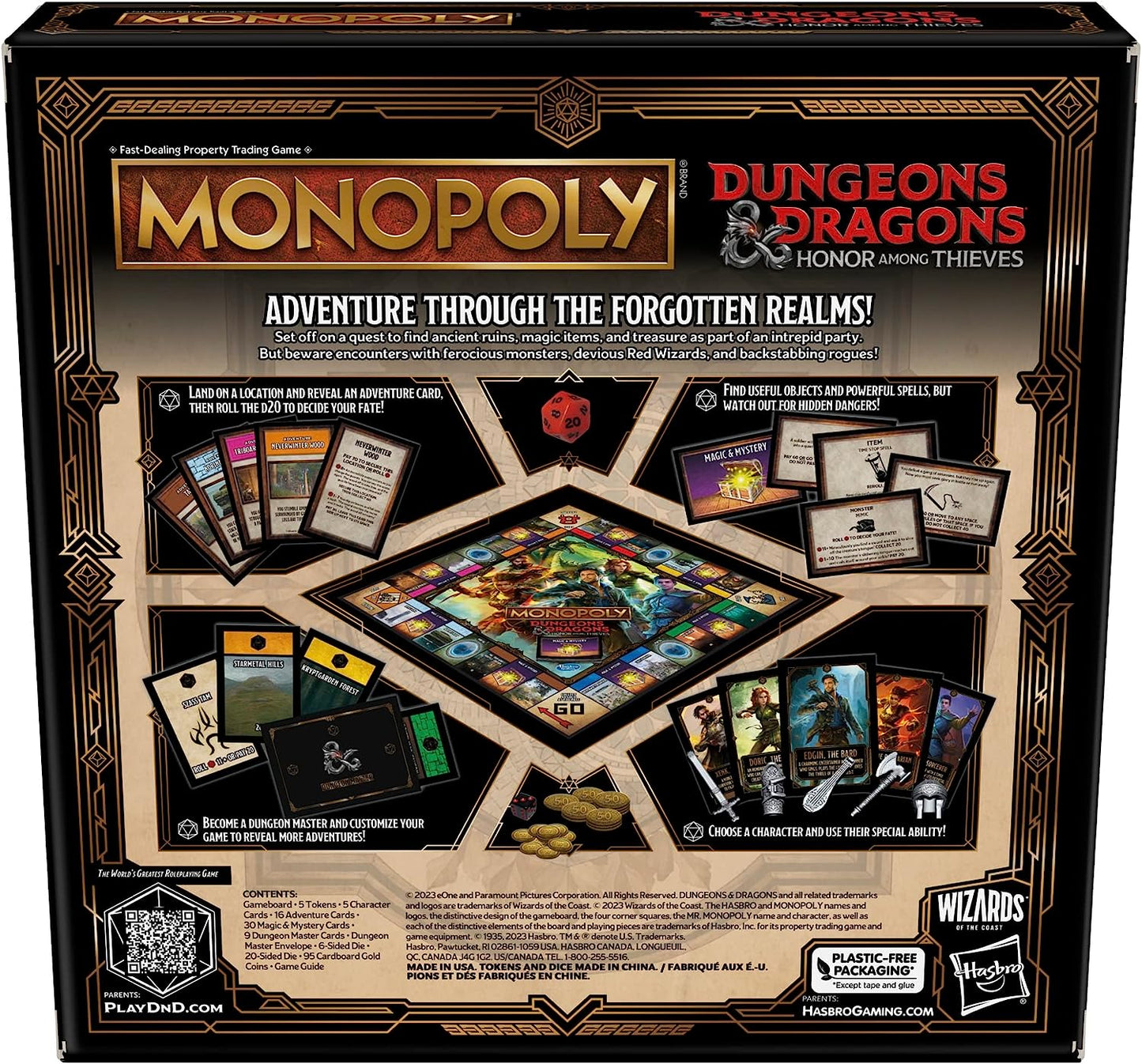 MONOPOLY DUNGEONS AND DRAGONS MOVIE