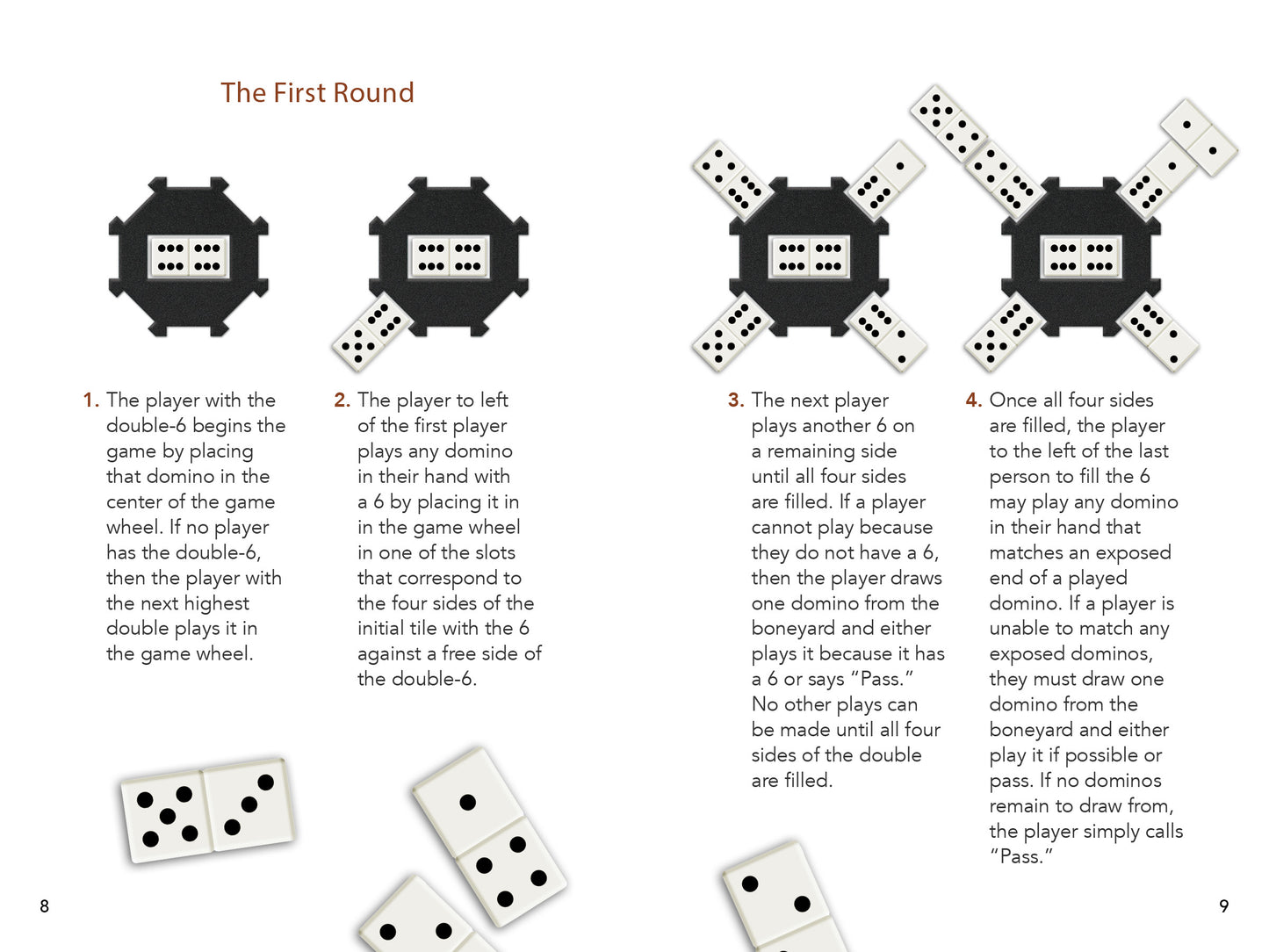 Dominoes: 28 Tile Set Complete Game Set