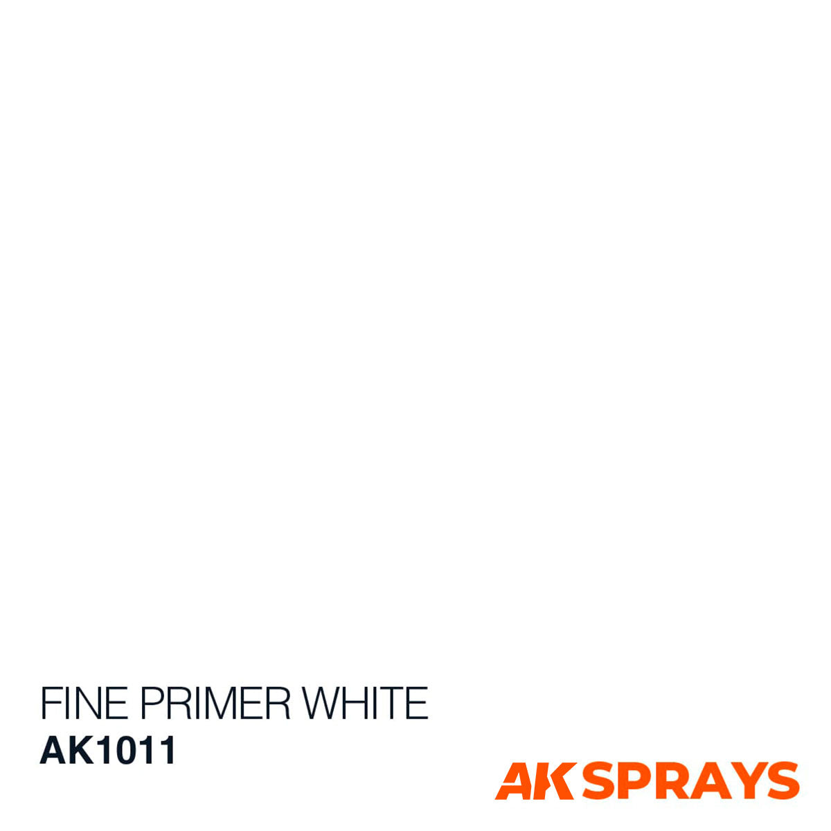 AK INTERACTIVE SPRAYS FINE PRIMER WHITE- SPRAY 400ML