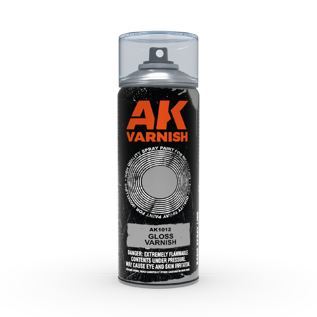 AK INTERACTIVE SPRAYS GLOSS VARNISH - SPRAY 400ML