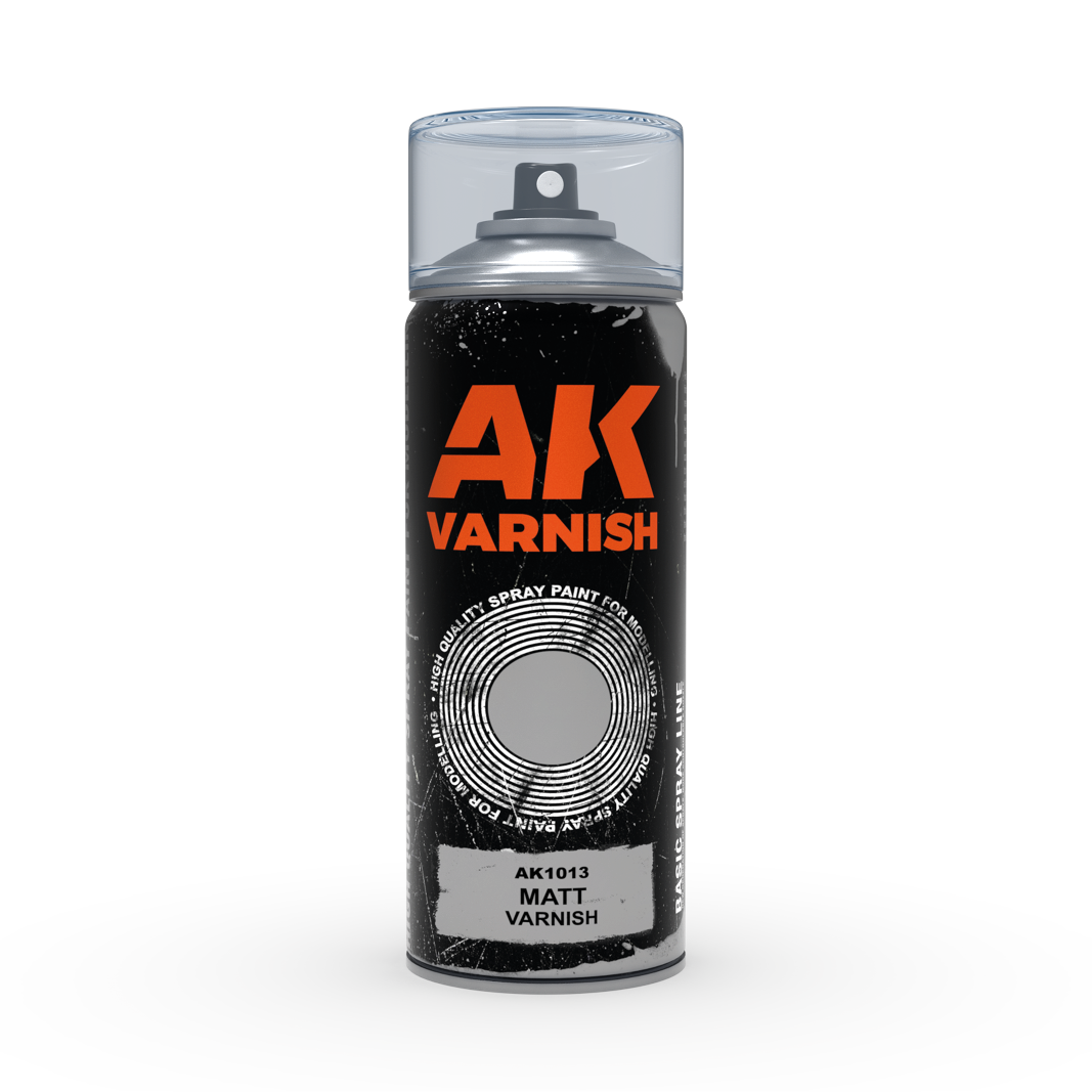 AK INTERACTIVE SPRAYS MATT VARNISH - SPRAY 400ML