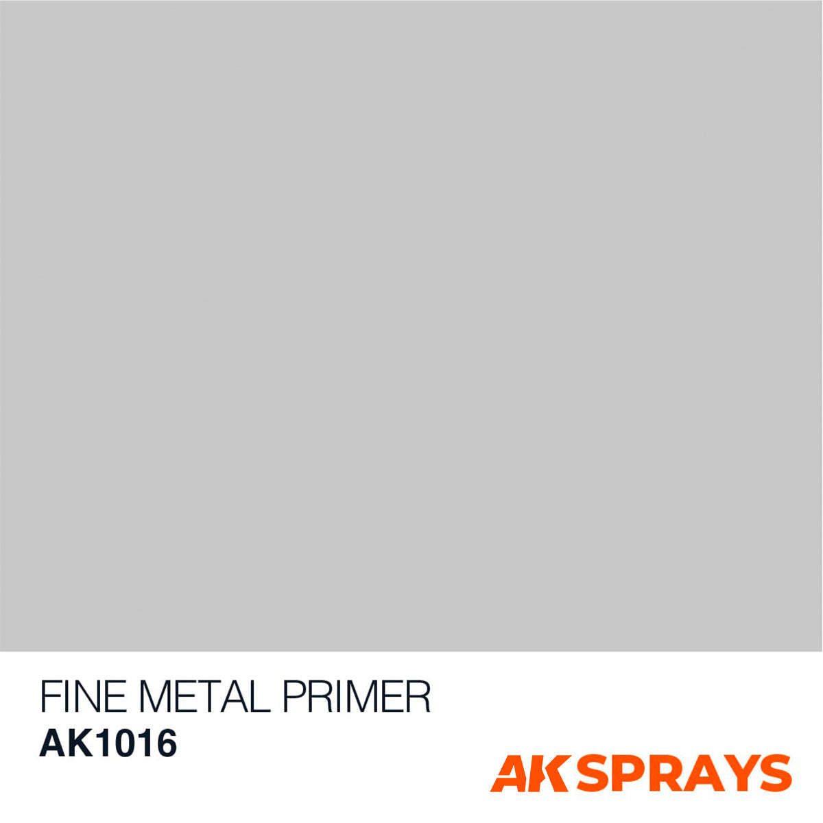 AK INTERACTIVE SPRAYS FINE METAL PRIMER- SPRAY 150ML