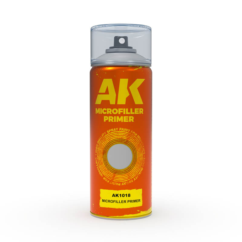 AK INTERACTIVE SPRAYS MICROFILLER PRIMER- SPRAY 150ML