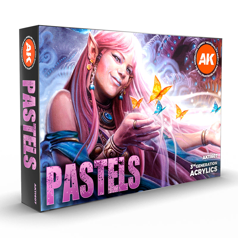 AK Interactive Acrylic Pastels Colours Set