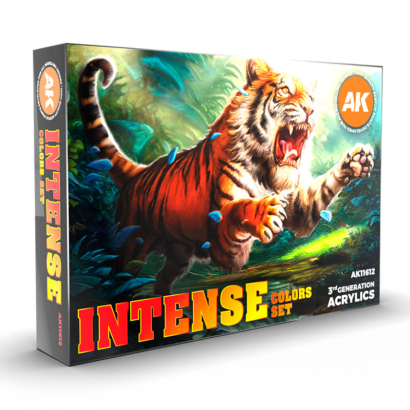 AK Interactive Acrylic Intense Colours Set