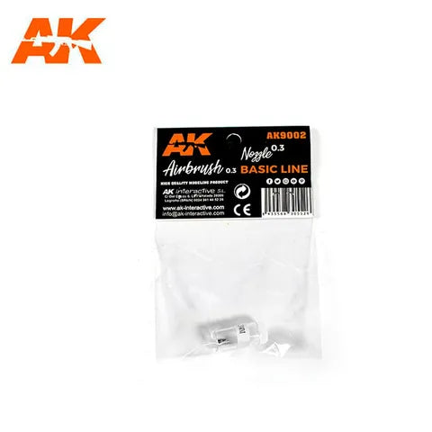 AK Interactive Accessories 0.3 Nozzle (Airbrush Basic Line 0.3)
