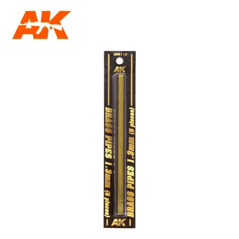 AK Interactive Accessories Brass Pipes 1,3Mm, 5 Units