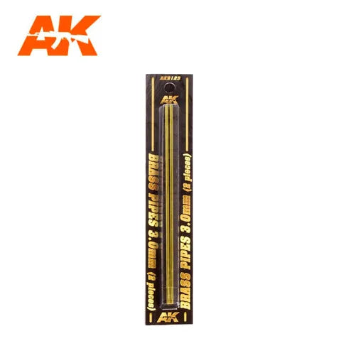 AK Interactive Accessories Brass Pipes 3,0Mm, 2 Units