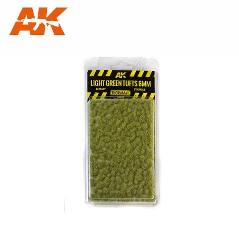 AK Interactive Accessories Light Green Tufts 6Mm