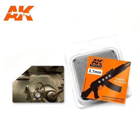 AK Interactive Accessories Lights For Shermans 2,7Mm