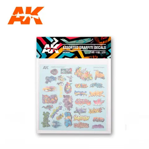 AK Interactive Accessories Surtido De Calcas De GRAFfitis