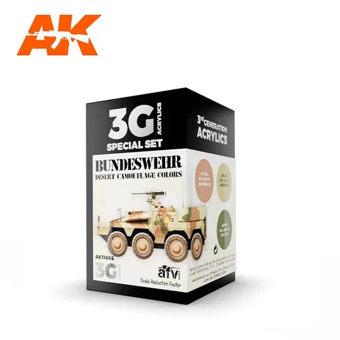 AK Interactive Acrylic BUNDESWEHR DESERTCOLOURS 3G