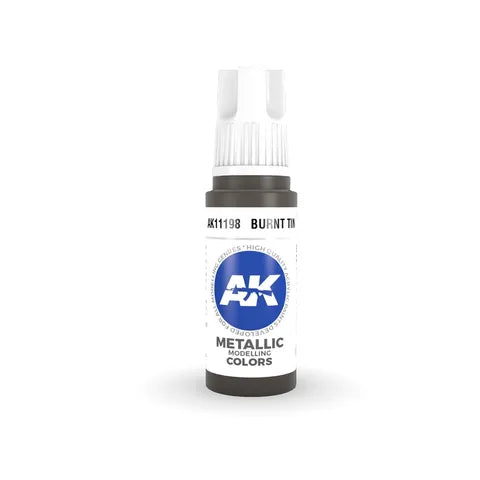 AK interactive acrylic BURNT TIN 17ml