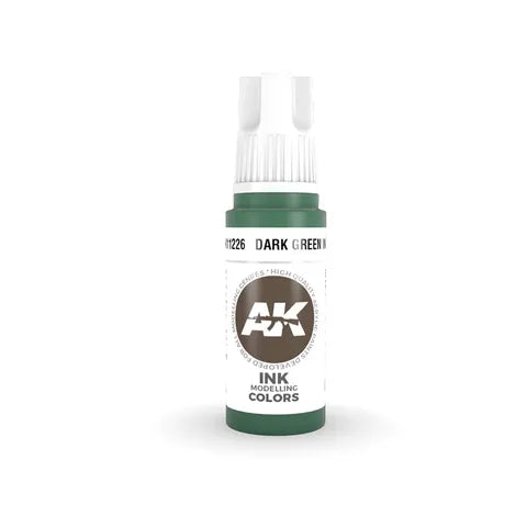 AK interactive acrylic DARK GREEN INK 17ml