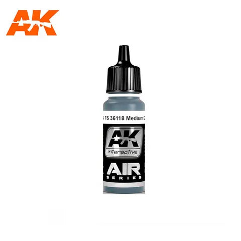 AK interactive acrylic FS 36118 Medium Gunship Grey 17ml