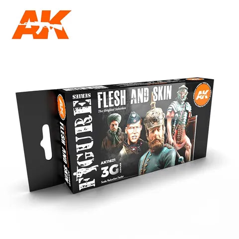 AK Interactive Acrylic Flesh And Skin Colours 3G