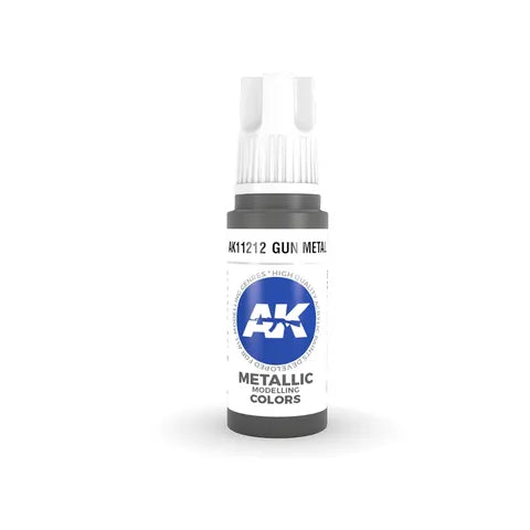 AK interactive acrylic GUN METAL 17ml