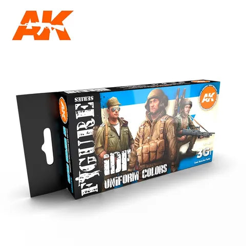 AK Interactive Acrylic IDF Uniform Colours 3G