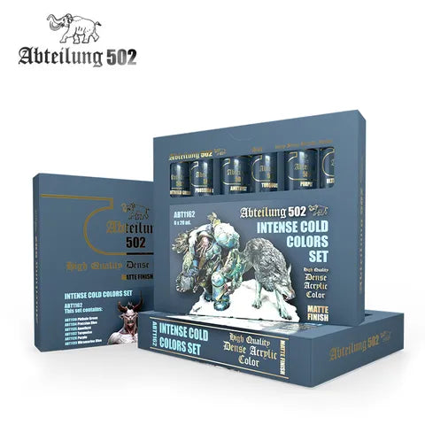 AK Interactive Acrylic Intense Cold Colours Set