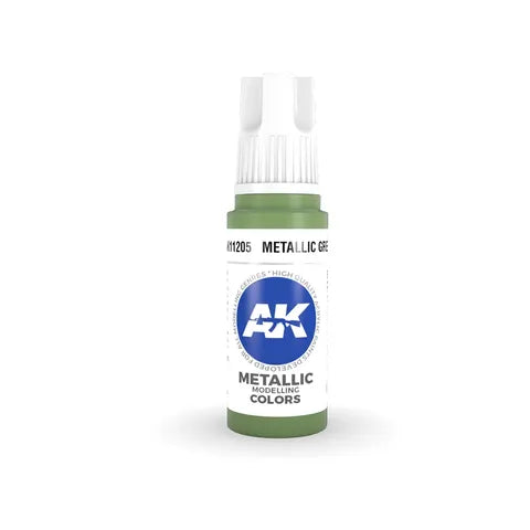 AK interactive acrylic METALLIC GREEN 17ml