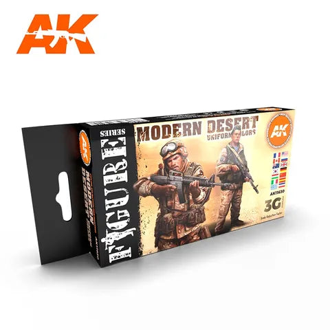 AK Interactive Acrylic Modern Desert Uniform Colours 3G