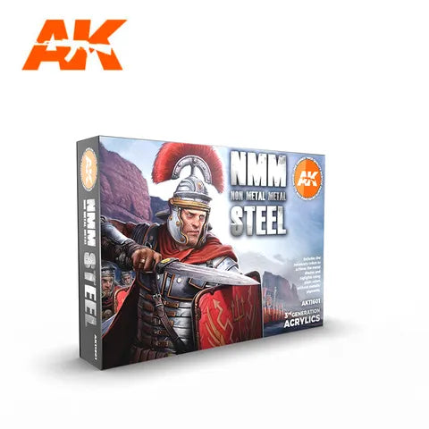 AK Interactive Acrylic Non Metallic Metal: Steel