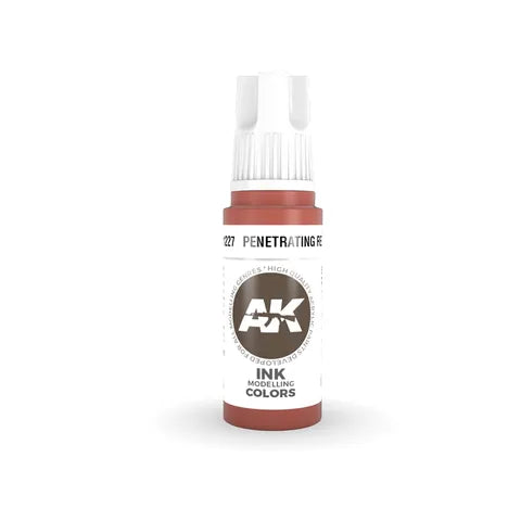 AK interactive acrylic PENETRATING RED INK 17ml