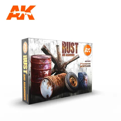 AK Interactive Acrylic Rust Set