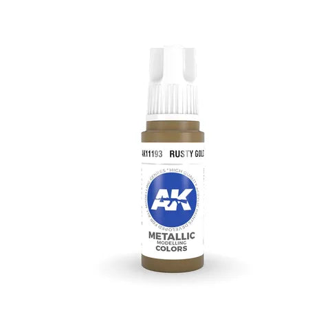 AK interactive acrylic RUSTY GOLD 17ml