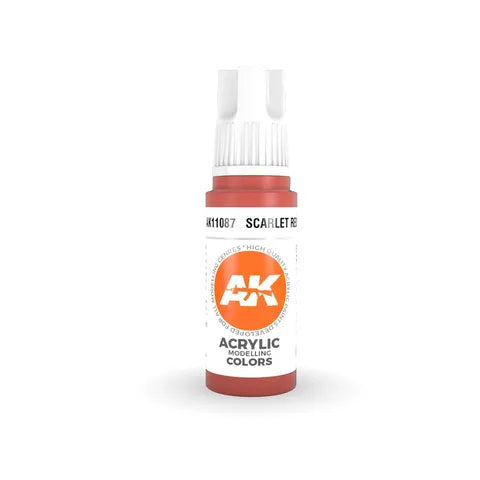 AK interactive acrylic SCARLET RED 17ml