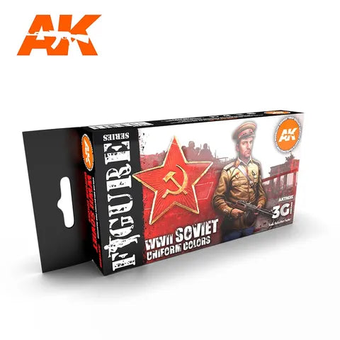 AK Interactive Acrylic SOVIET WW2 UNIFORM COLOURS 3G