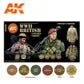 AK Interactive Acrylic WW2 BRITISH UNIFORM COLOURS 3G