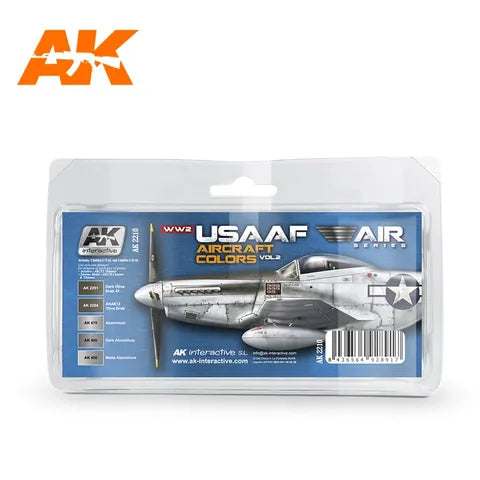 AK Interactive Acrylic WW2 USAAF Aircraft Colours Vol 2