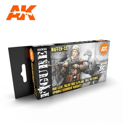 AK Interactive Acrylic Waffen Spring-Summer Camouflage 3G