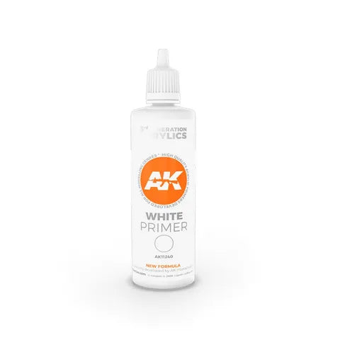 AK INTERACTIVE ACRYLIC WHITE PRIMER 100ML