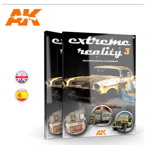 AK Interactive Book Extreme Reality 3 -Weathered Vehicles And Enviro