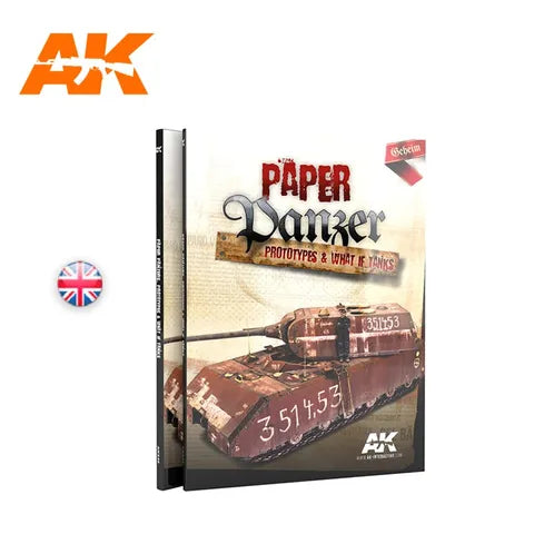 AK Interactive Book Paper Panzer, Prototypes & What If Tanks