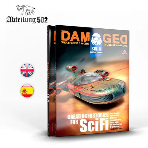 AK Interactive Book Special Scifi. Damaged Book