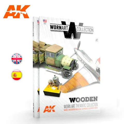 AK Interactive Book Worn Art Collection01 - English