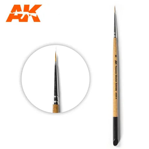 AK Interactive Brush Ak Premium SiberianKolinsky Brush 0