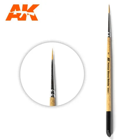 AK Interactive Brush Ak Premium SiberianKolinsky Brush 1