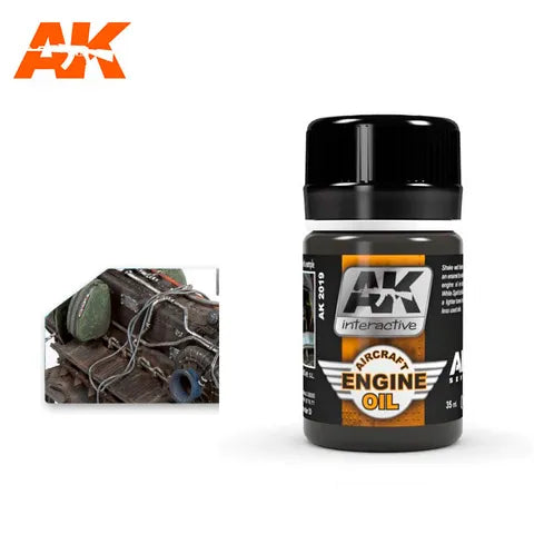 AK INTERACTIVE ENAMEL AIRCRAFT ENGINE OIL