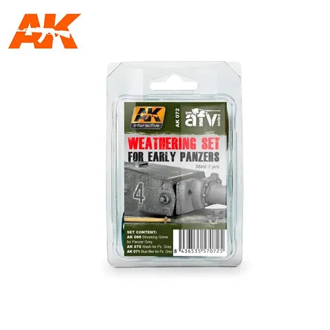 AK INTERACTIVE ENAMEL EARLY PANZERS WEATHERING SET