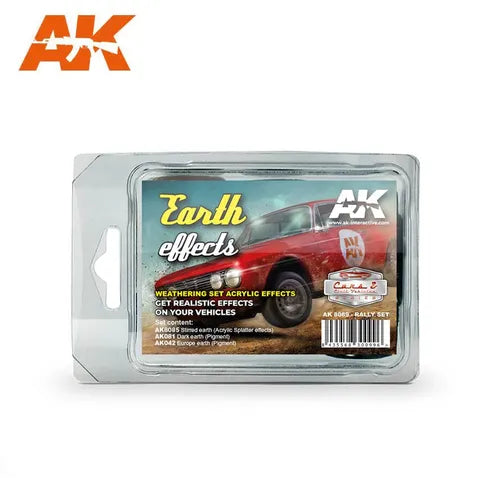 AK Interactive Enamel Earth Effects (Rally Set)